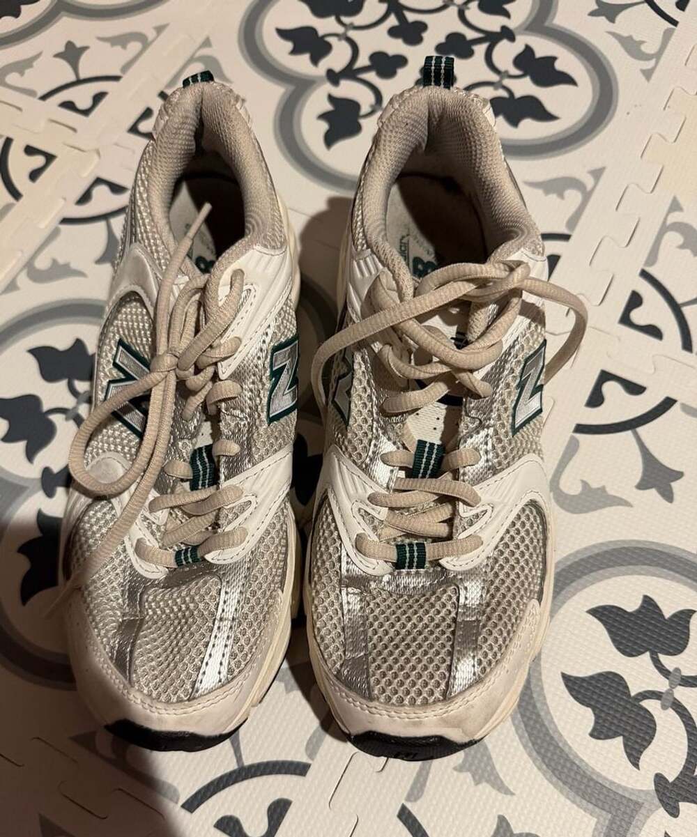 New Balance 530 Sea Salt Marsh Green Sneakers MR530SX
